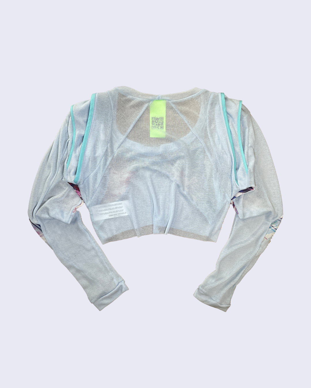 Valkyrie Sheer Top-Light Blue-