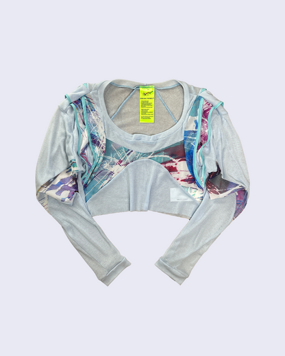 Valkyrie Sheer Top-Light Blue-