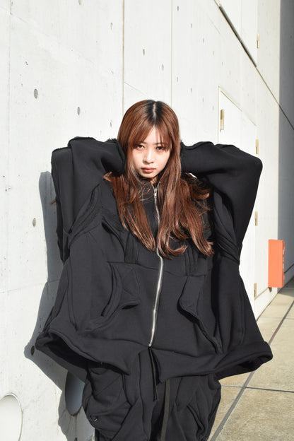 【Pre-Order】Valkyrie Heavyweight Sweat Hoodie Ink:Black